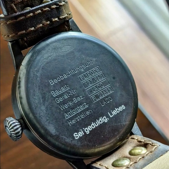 Laco Dortmund Erbstuck Pilot Watch Original 45mm - Picture 5 of 10